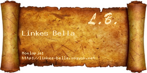 Linkes Bella névjegykártya